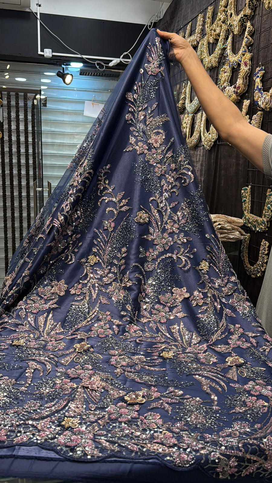 Tulle Warda Blue
