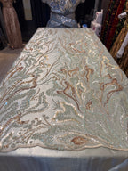 Tulle classy vert deau