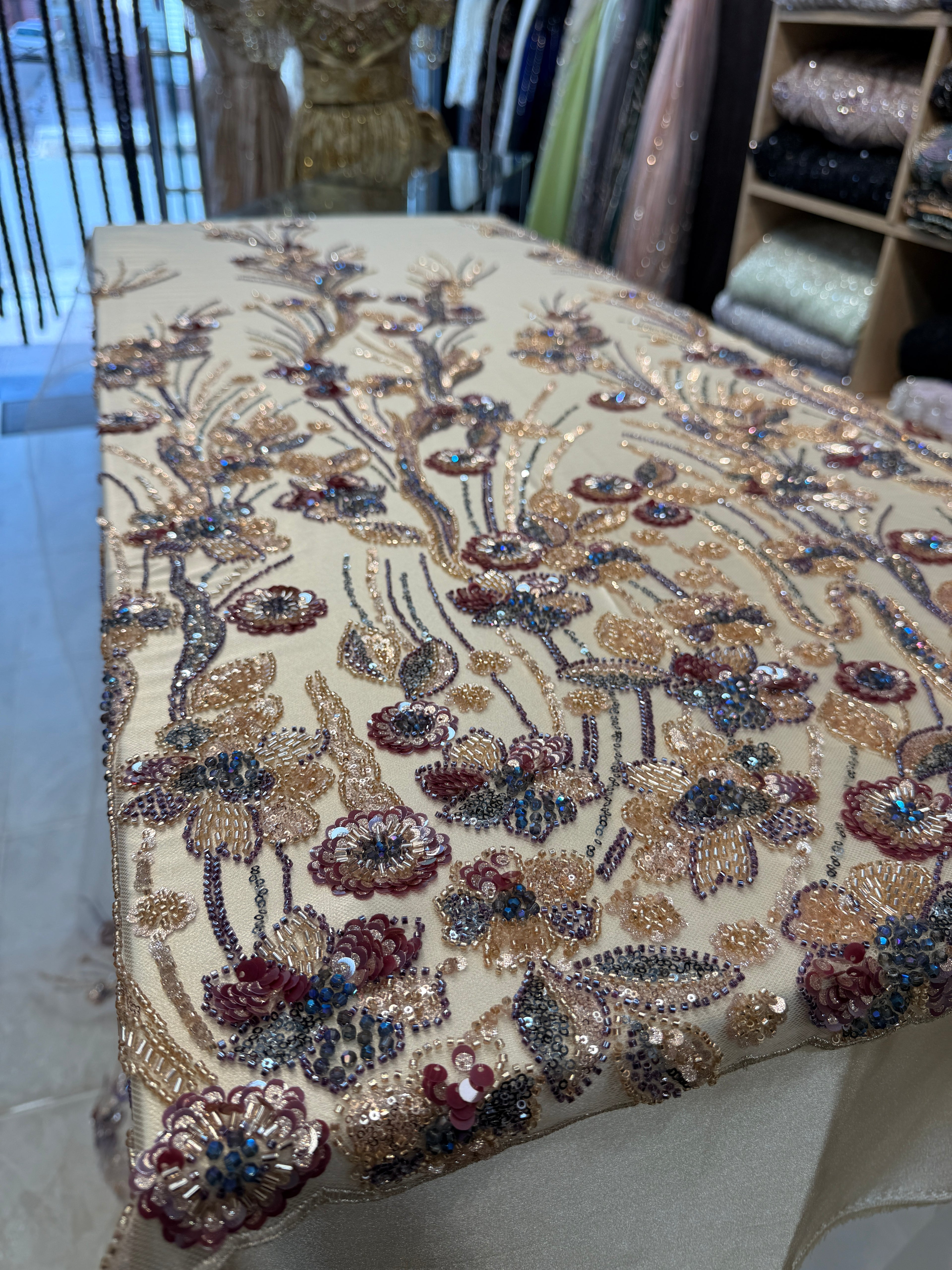 Tull New M color 3 metre Grenat