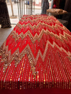 Tulle V Luxe Rouge