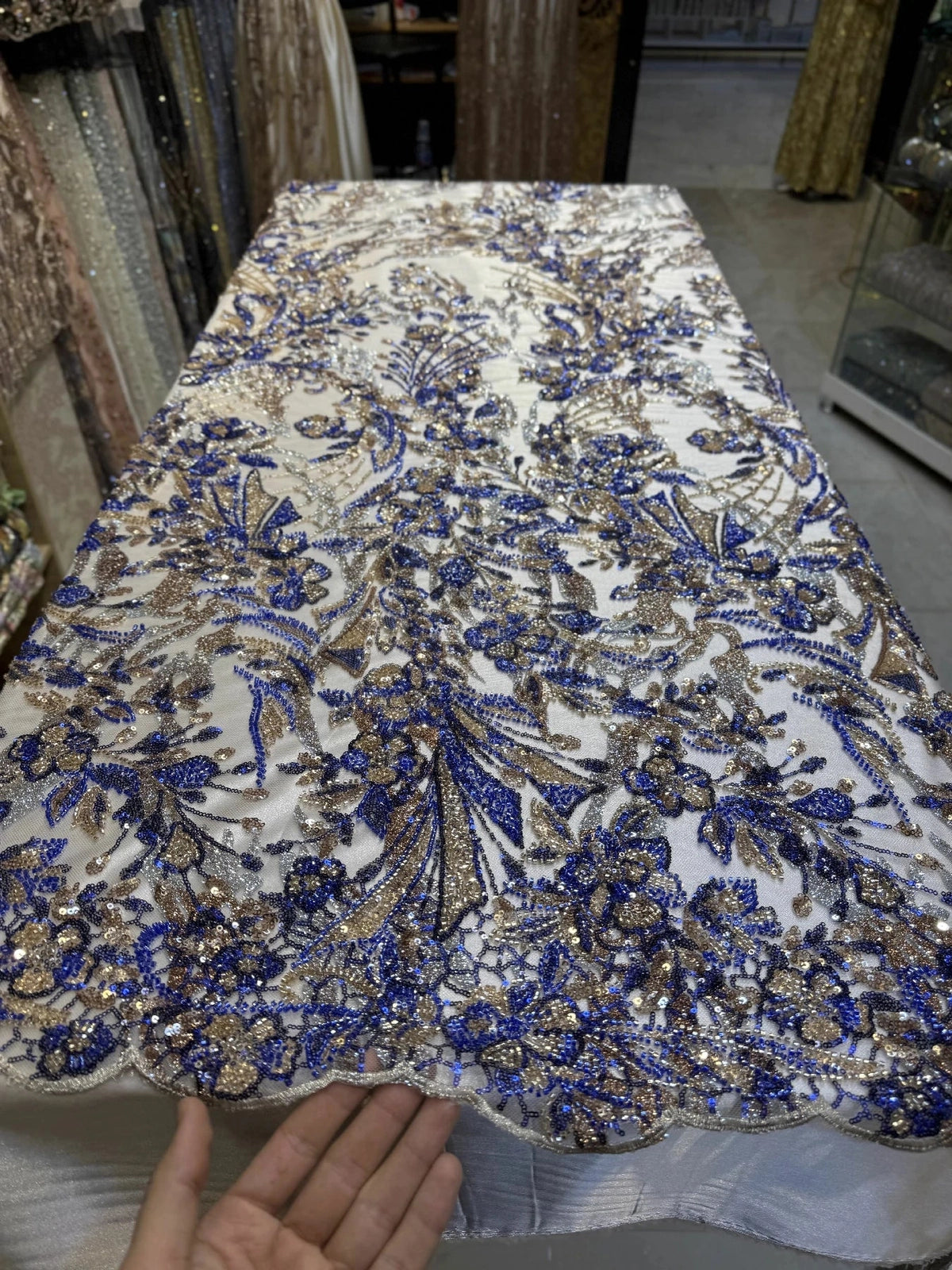 Tulle Vintage Blue Roi