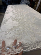 Tissu Blanc Neige