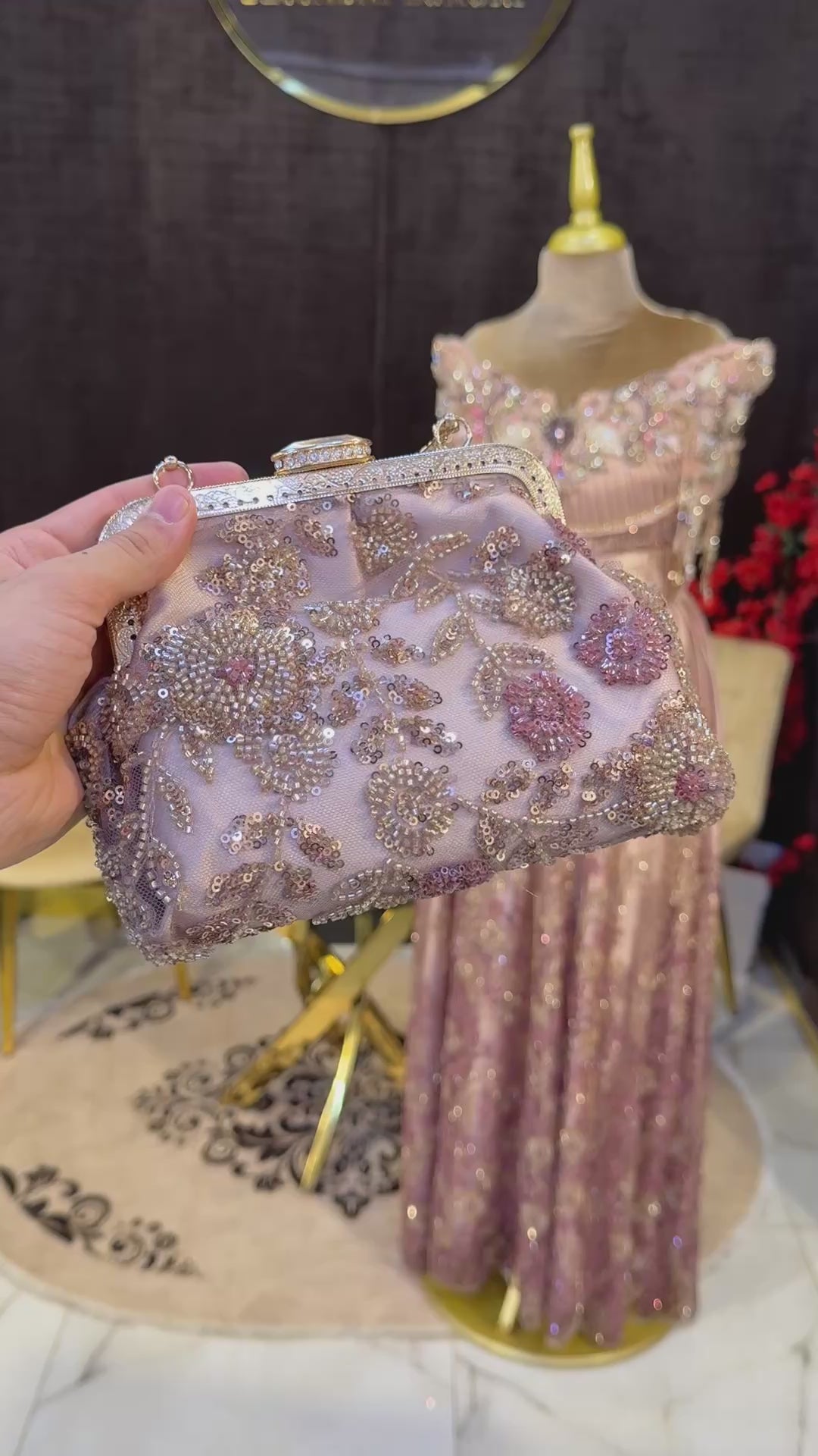Blouza Rose Avec Pochette